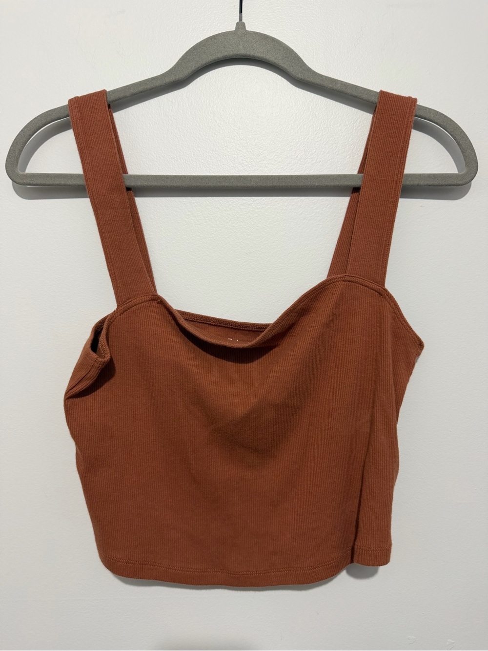 Abercrombie Ribbed Soft A&F Crop Tank Size L